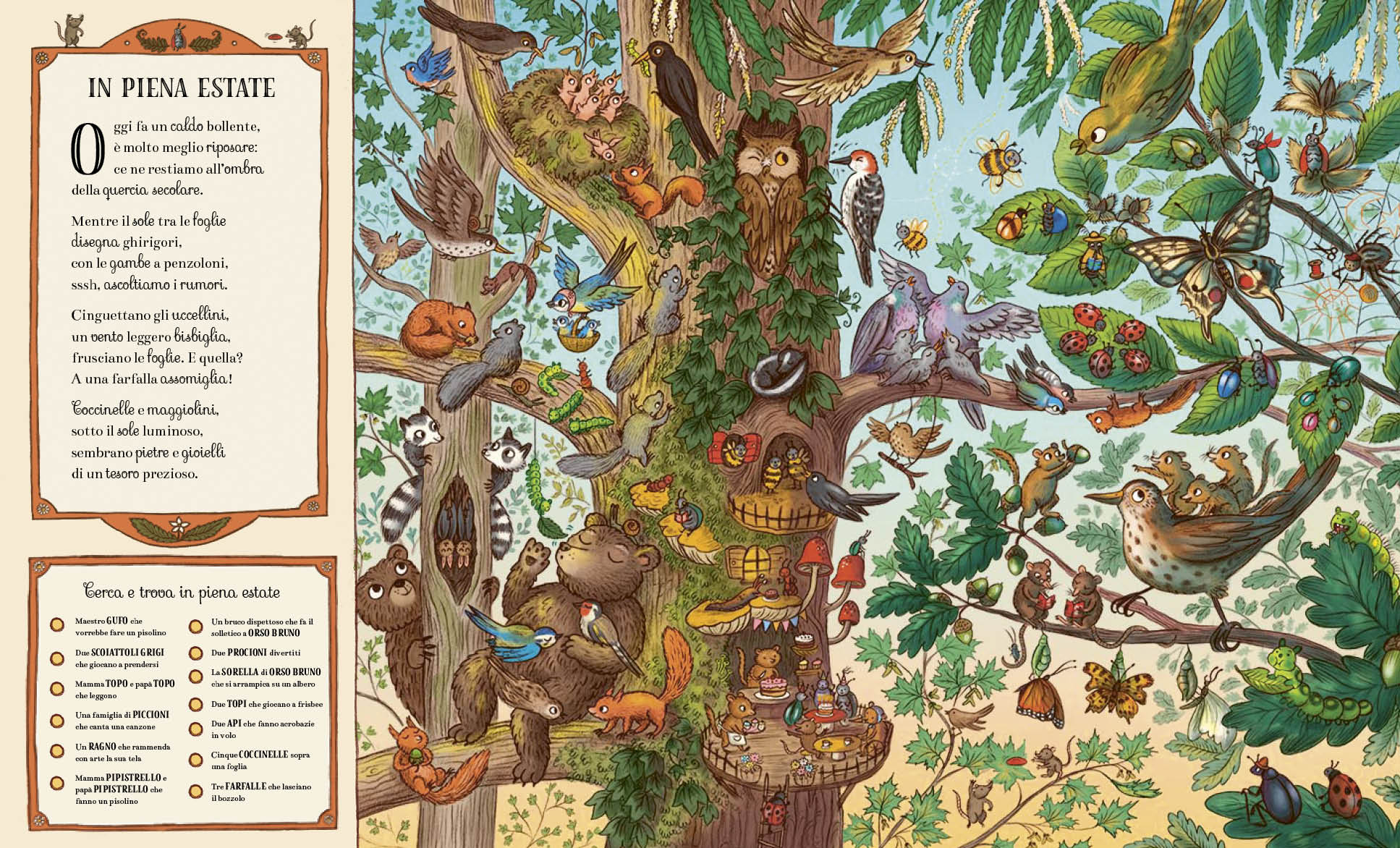 Emme Edizioni Come è bello il bosco libro bambini 3-6 anni rigida
