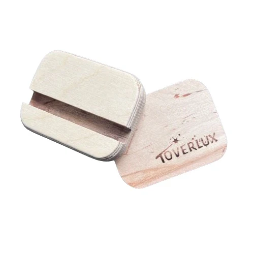 Toverlux Trasparenze cornice legno con ventosa e base