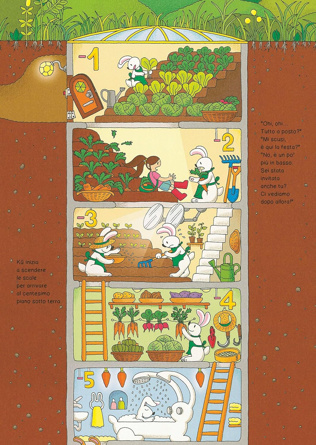 L'Ippocampo Casa a 100 piani sottoterra libro 3-6 anni