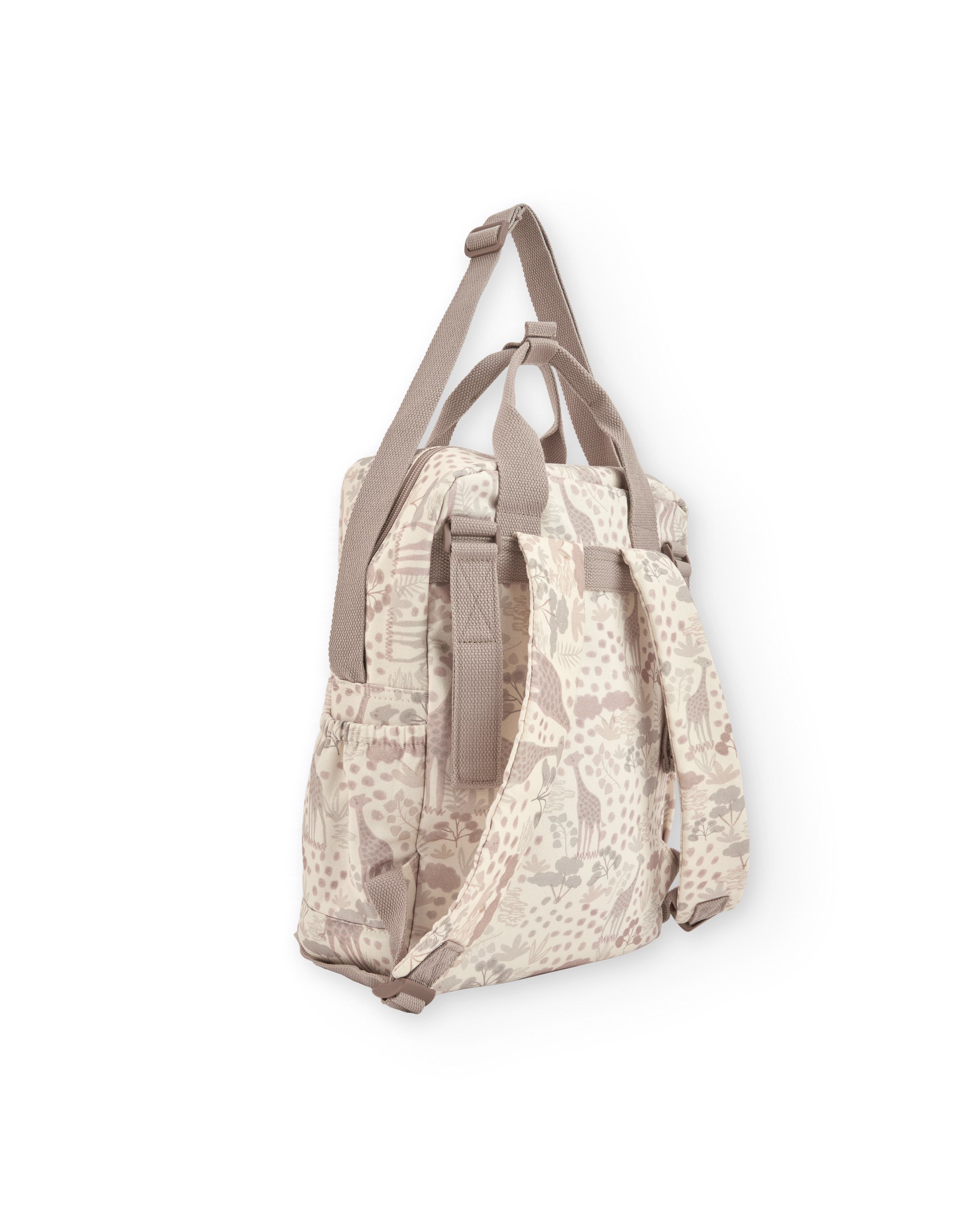 Tuc Tuc zaino passeggino stampa giraffa beige