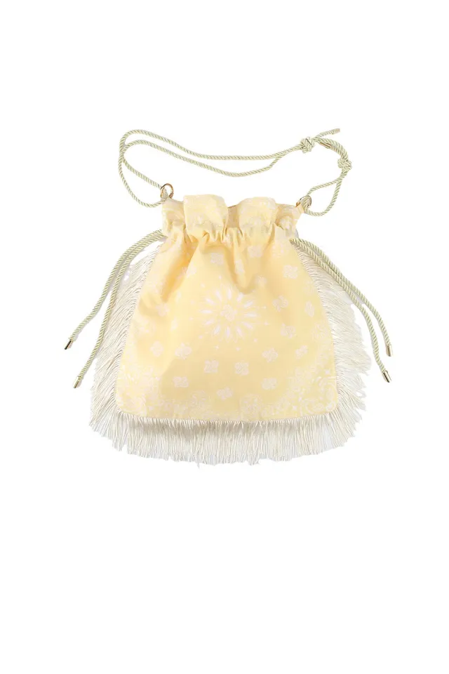 Ella and Rapha JANE BOHEMIAN borsa gialla donna