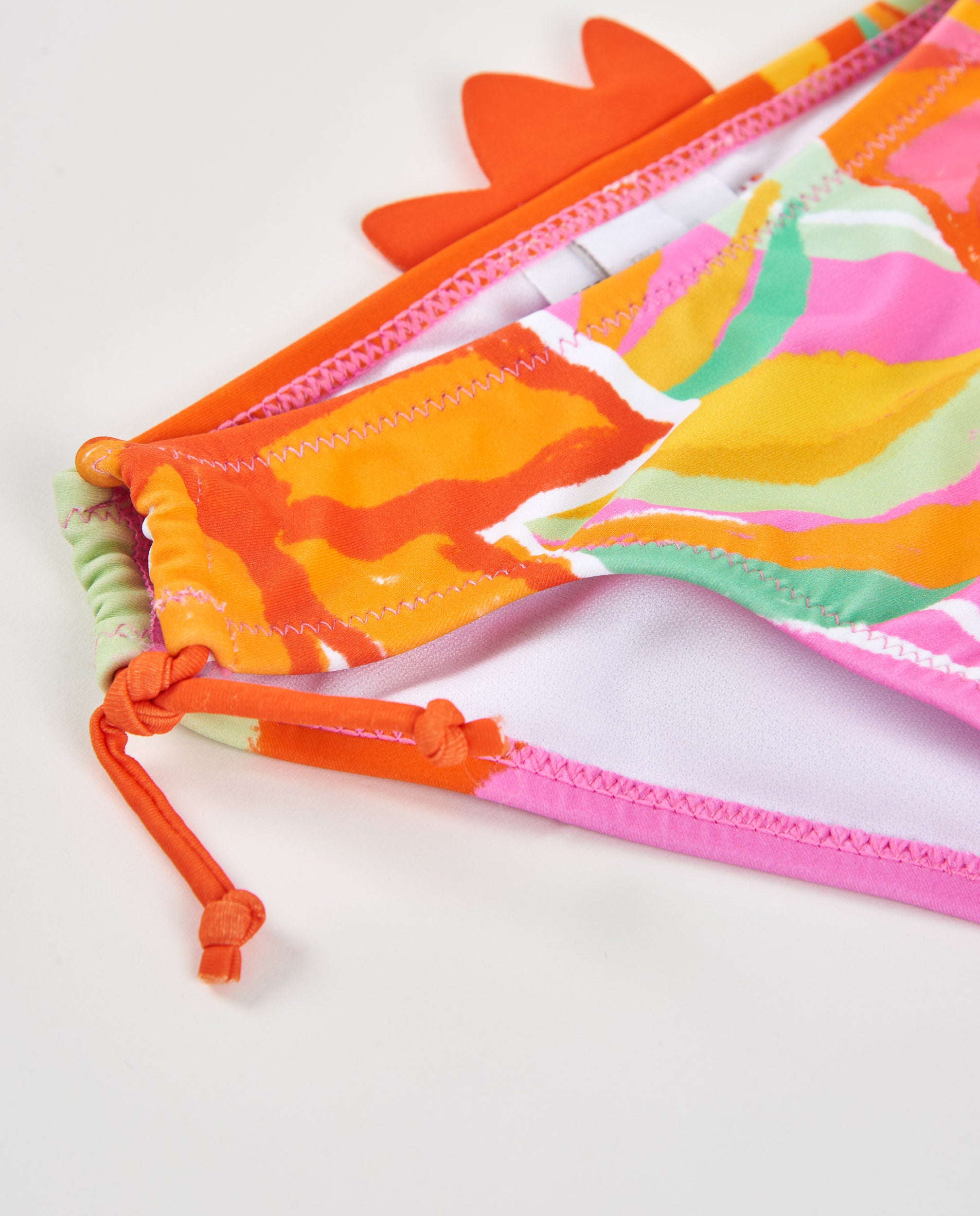 Tuc Tuc slip costume bambina rosa stampa multicolore