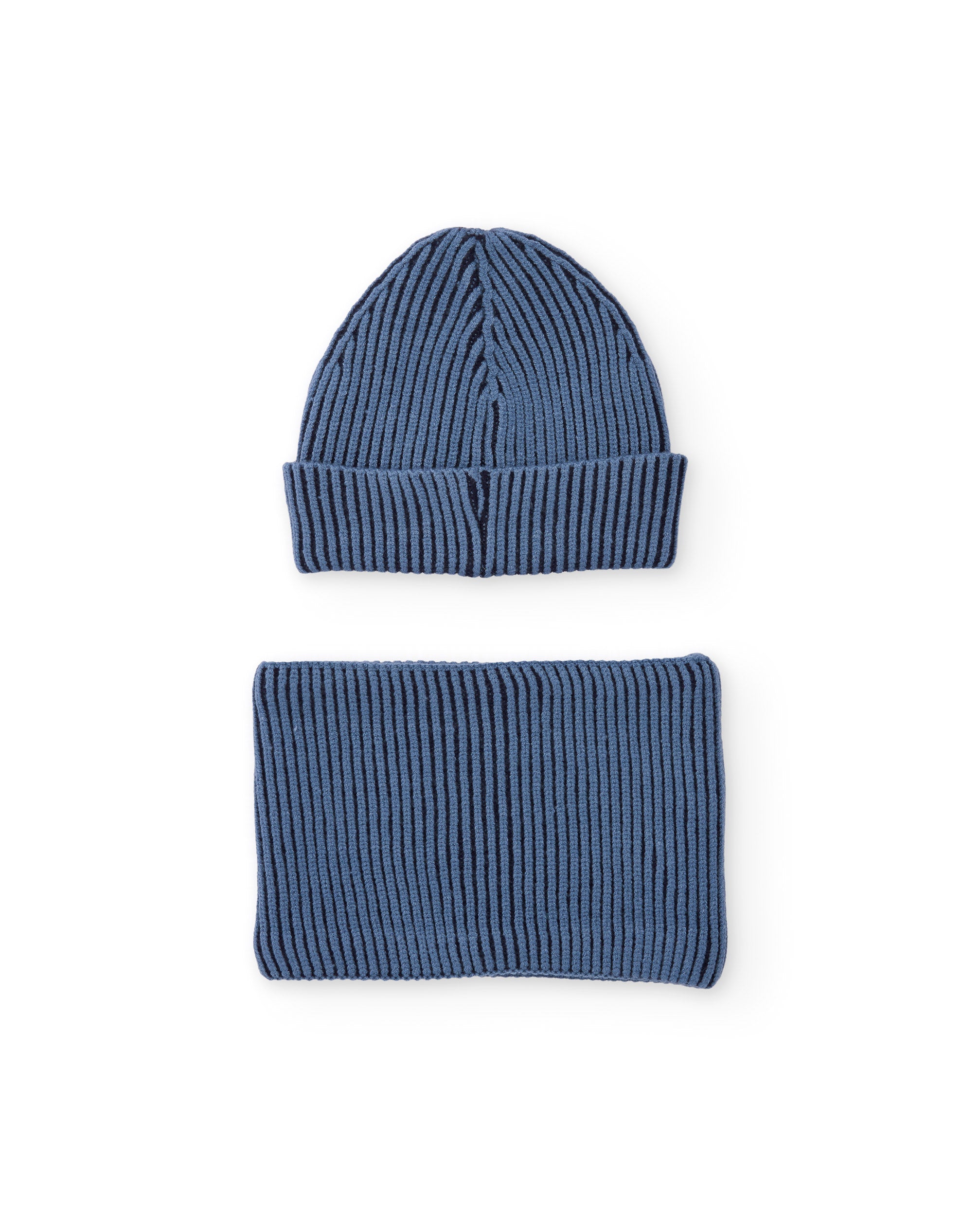 Tuc Tuc set bimbo blu cappello scaldacollo maglia