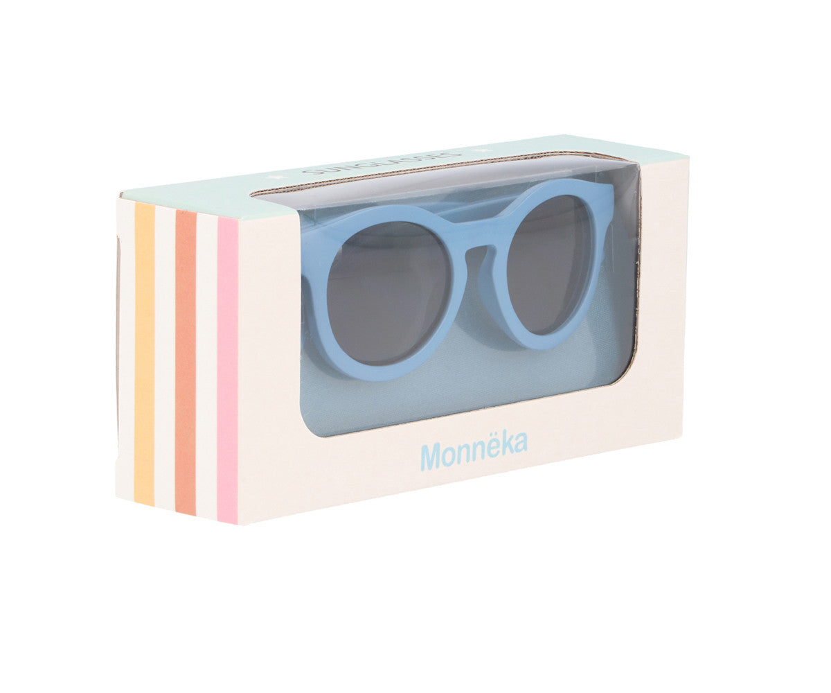 Monnëka occhiali sole bambino blu 1-3 anni UV400