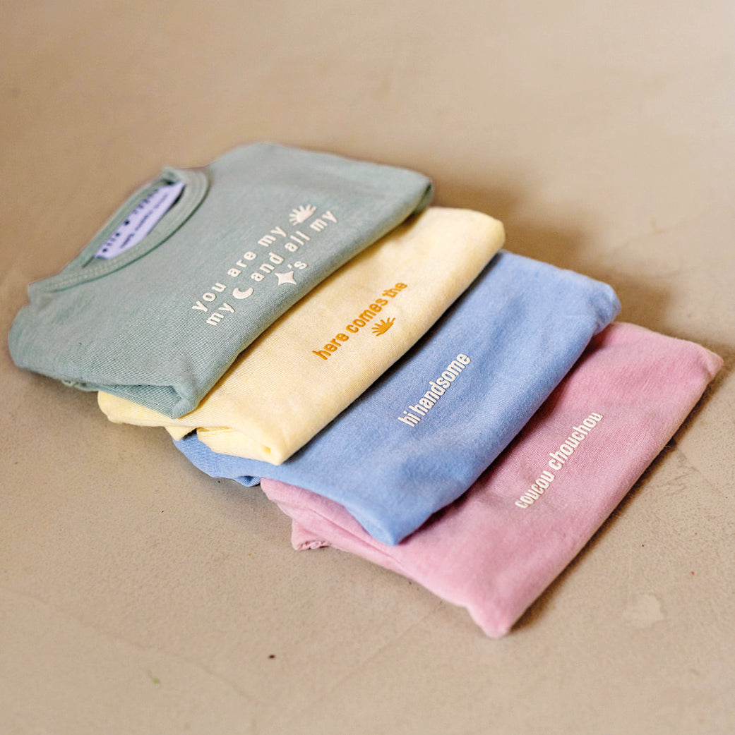 Ella and Rapha Hi Handsome body azzurro cotone morbido