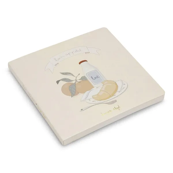 Konges Sløjd Bon Appetit book libro cartonato cibo