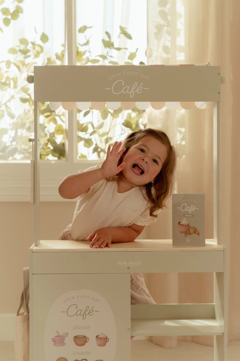 Little Dutch Banco Mercato Legno reversibile caffetteria