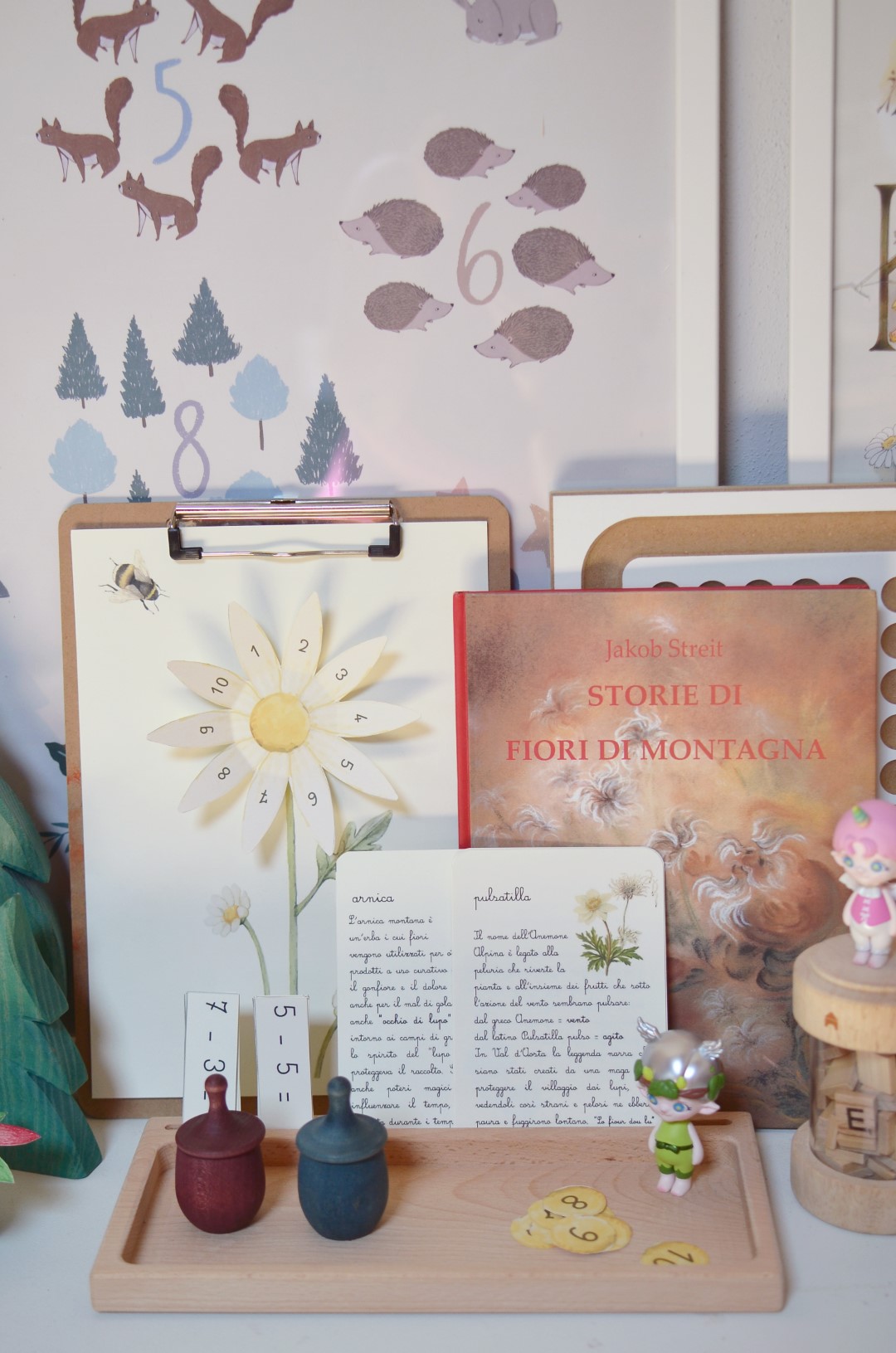 PlayKitBaboo Storie di fiori di montagna kit creativo agosto