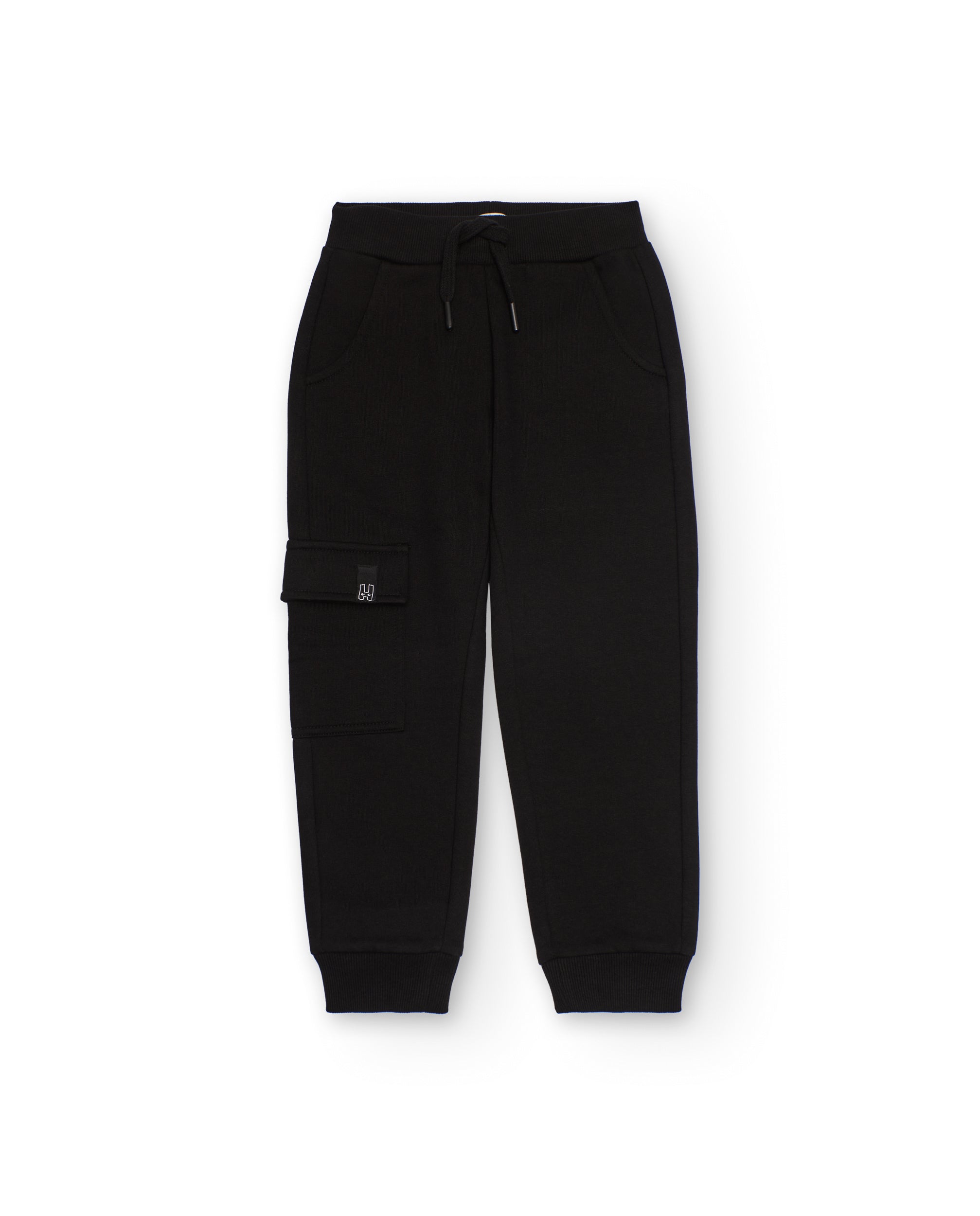 Tuc Tuc pantalone jogger bambino nero tasca cargo