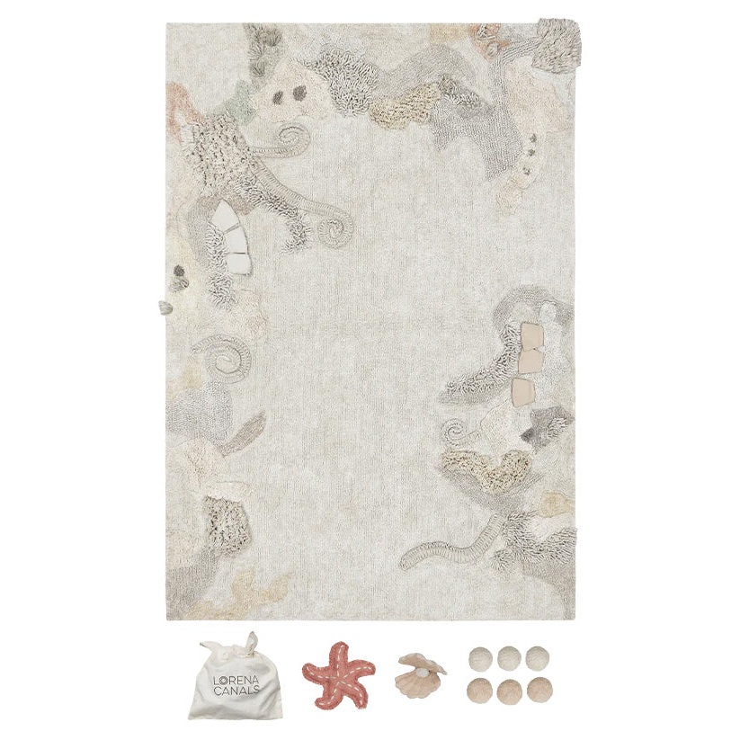 Lorena Canals Seabed Tappeto Gioco Cotone 140x200 cm