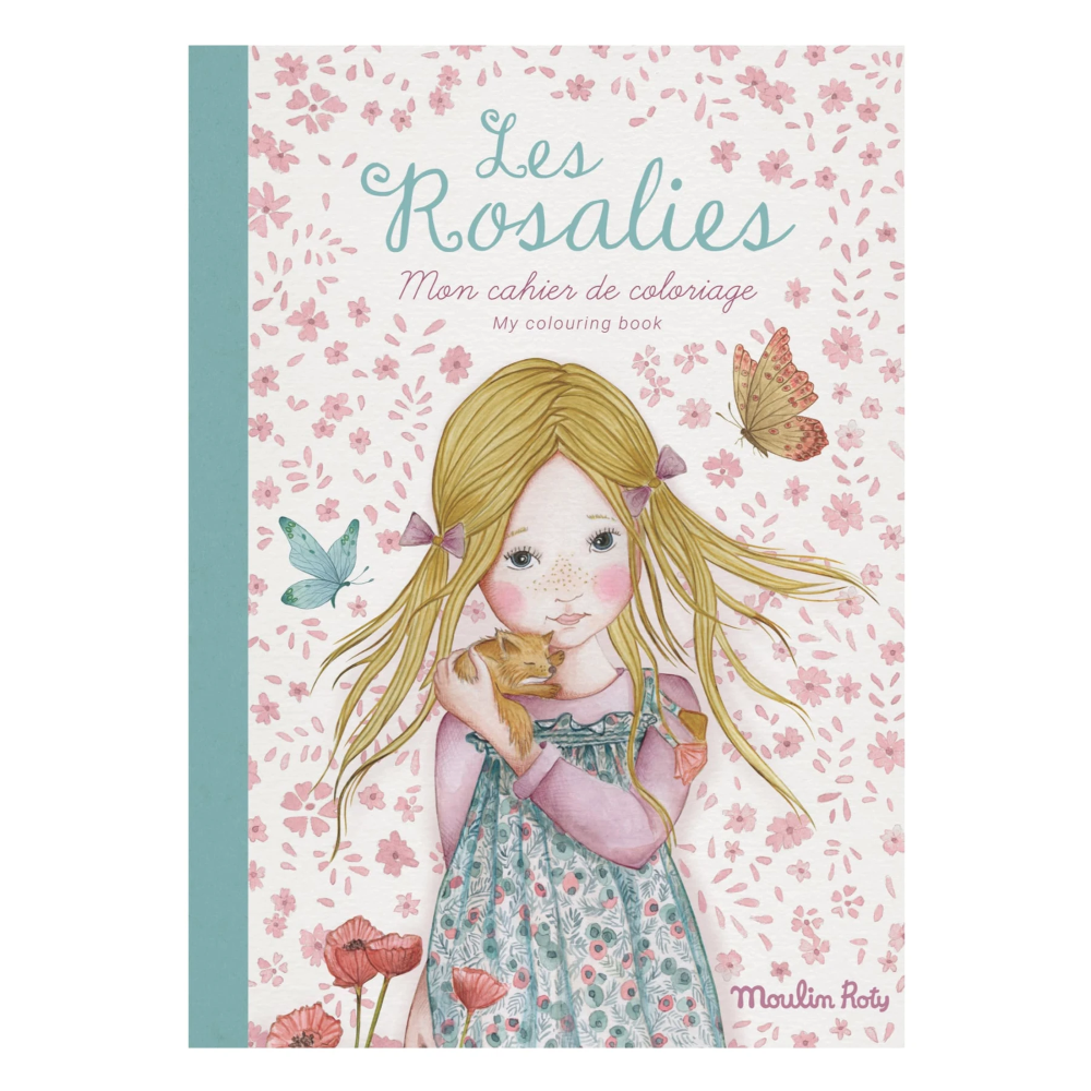 Moulin Roty Les Rosalies quaderno da colorare 36 pagine