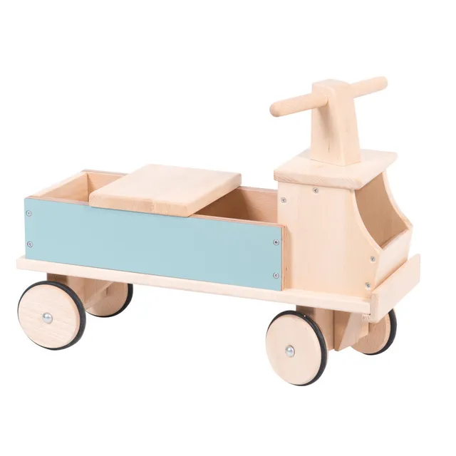 Moulin Roty Le Voyage d’Olga camion cavalcabile legno