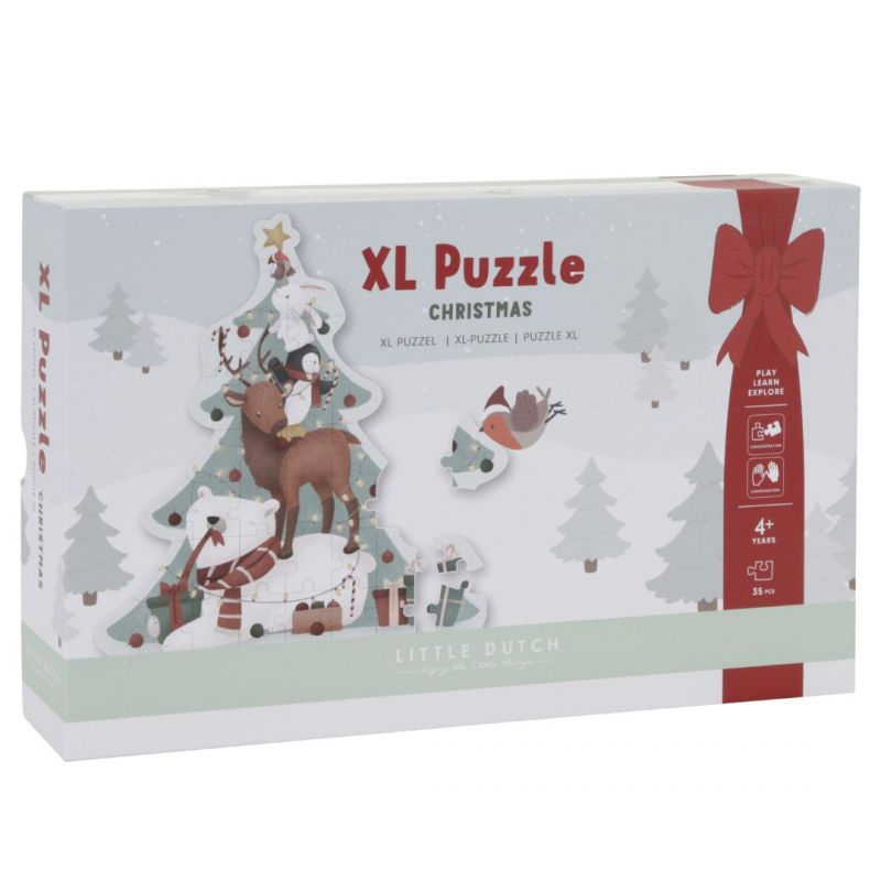 Little Dutch X-mas puzzle XL puzzle Natale 35 pezzi