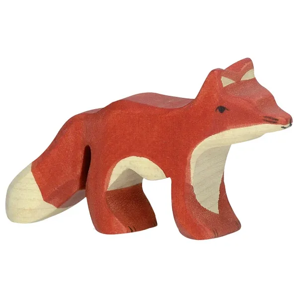 Holztiger Volpe Piccola figura animale in legno 8,2 cm