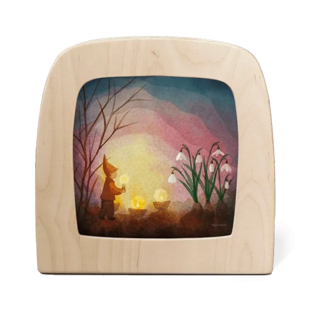 Toverlux Vogel Geluk Kindling Spring trasparenza lampada