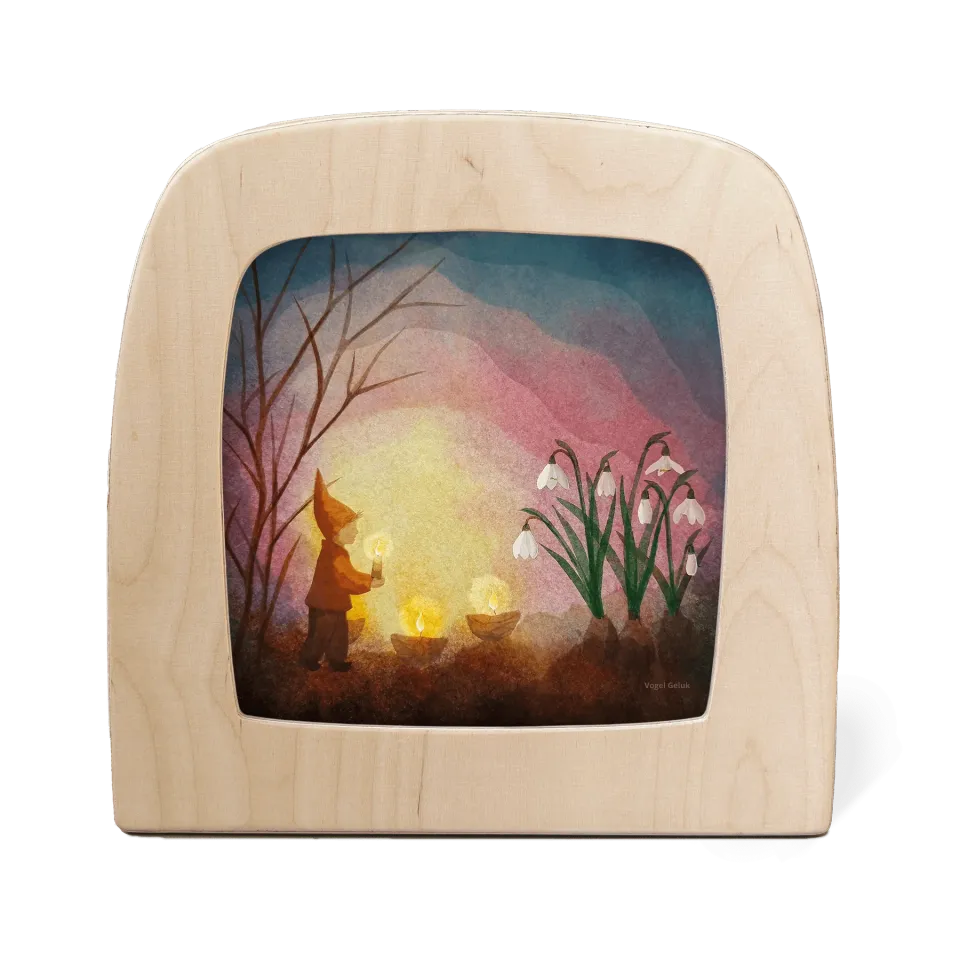 Toverlux Vogel Geluk Kindling Spring trasparenza lampada