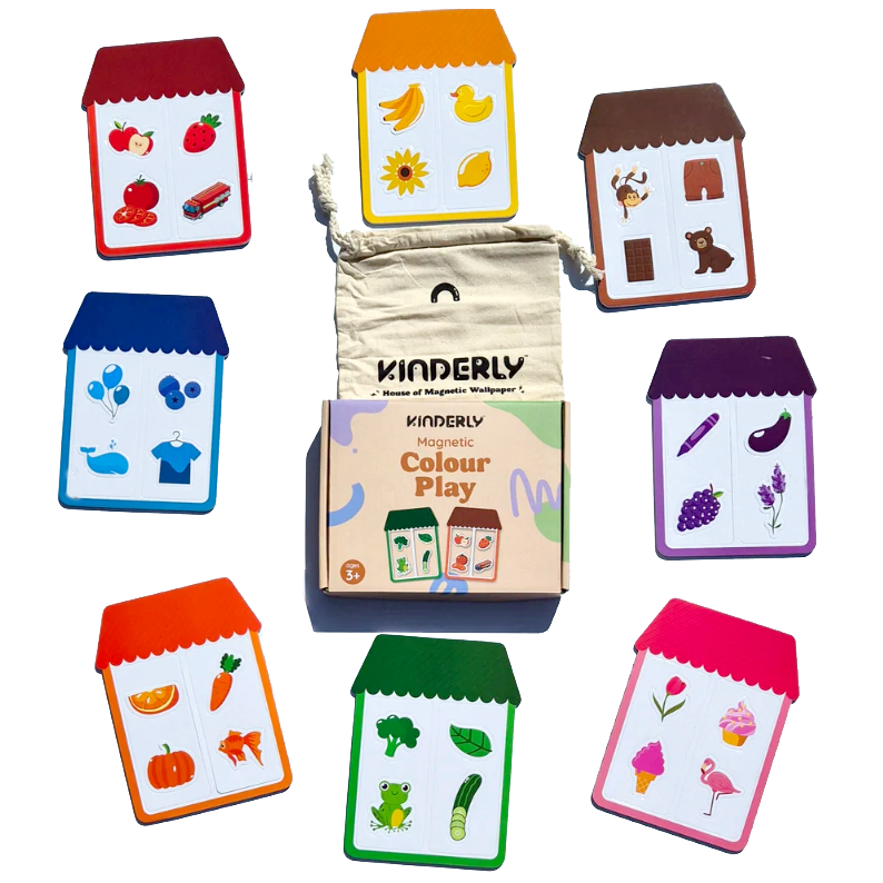Kinderly Associazione Colori gioco magnetico 41 pezzi