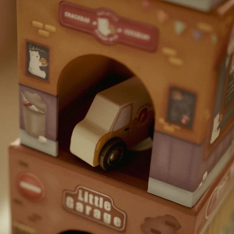 Little Dutch Cubi Impilabili Auto Gioco Legno 6 Pezzi