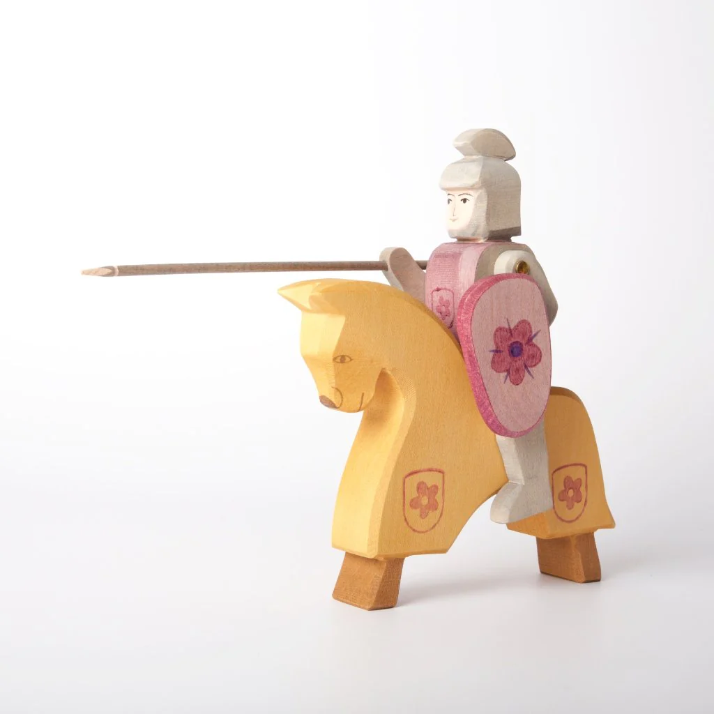 Ostheimer Cavaliere della Rosa figure legno con cavallo