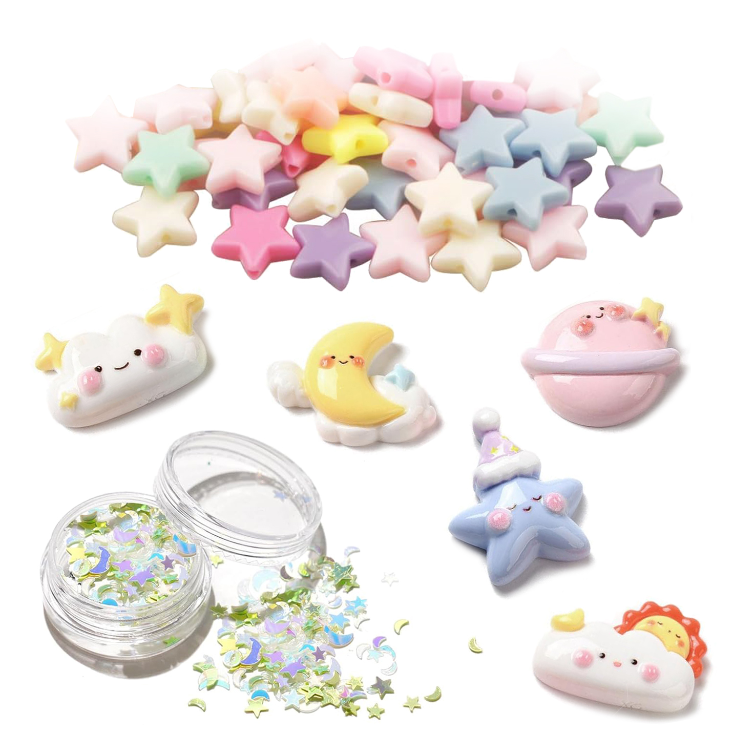 Figure in the Sky mini set deco cielo 36 pezzi