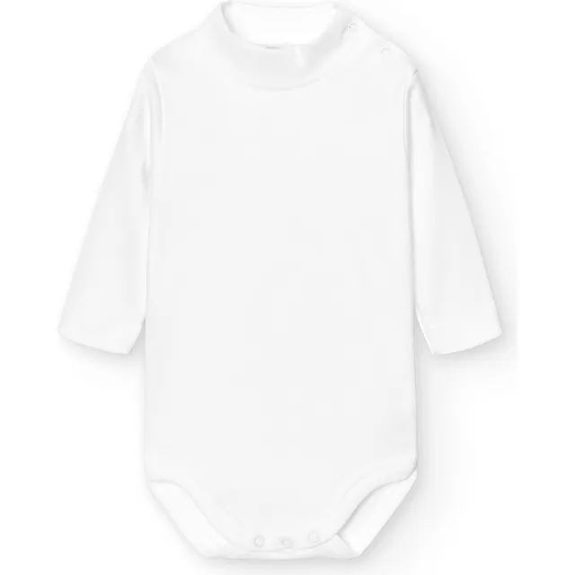 Babidu 1177 body neonato manica lunga bianco 3 anni cotone