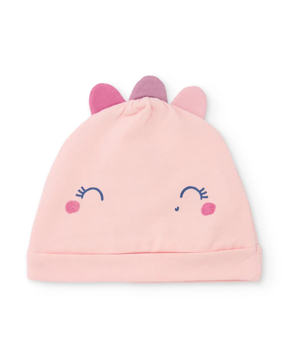 Tuc Tuc Cappello Neonata Rosa in Cotone