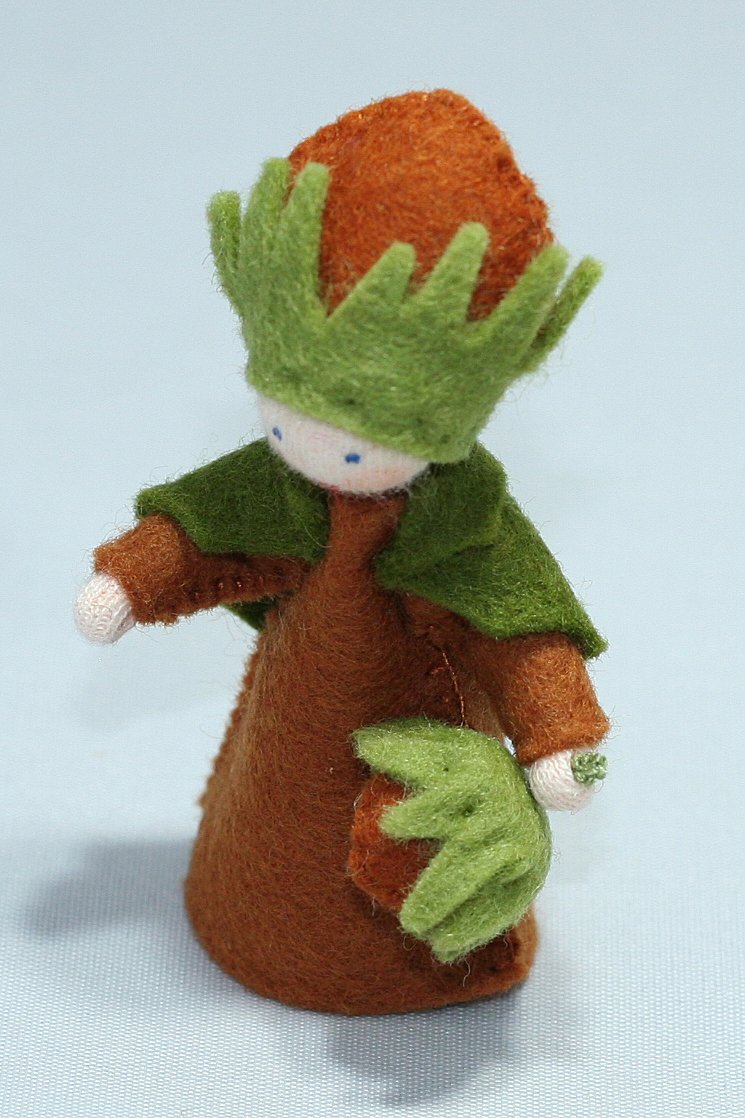 Ambrosius Hazelnut Boy fata Waldorf feltro