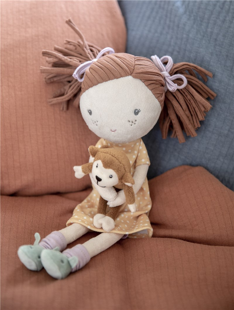 Little Dutch Sophia Bambola Morbida 35 cm con Scimmietta