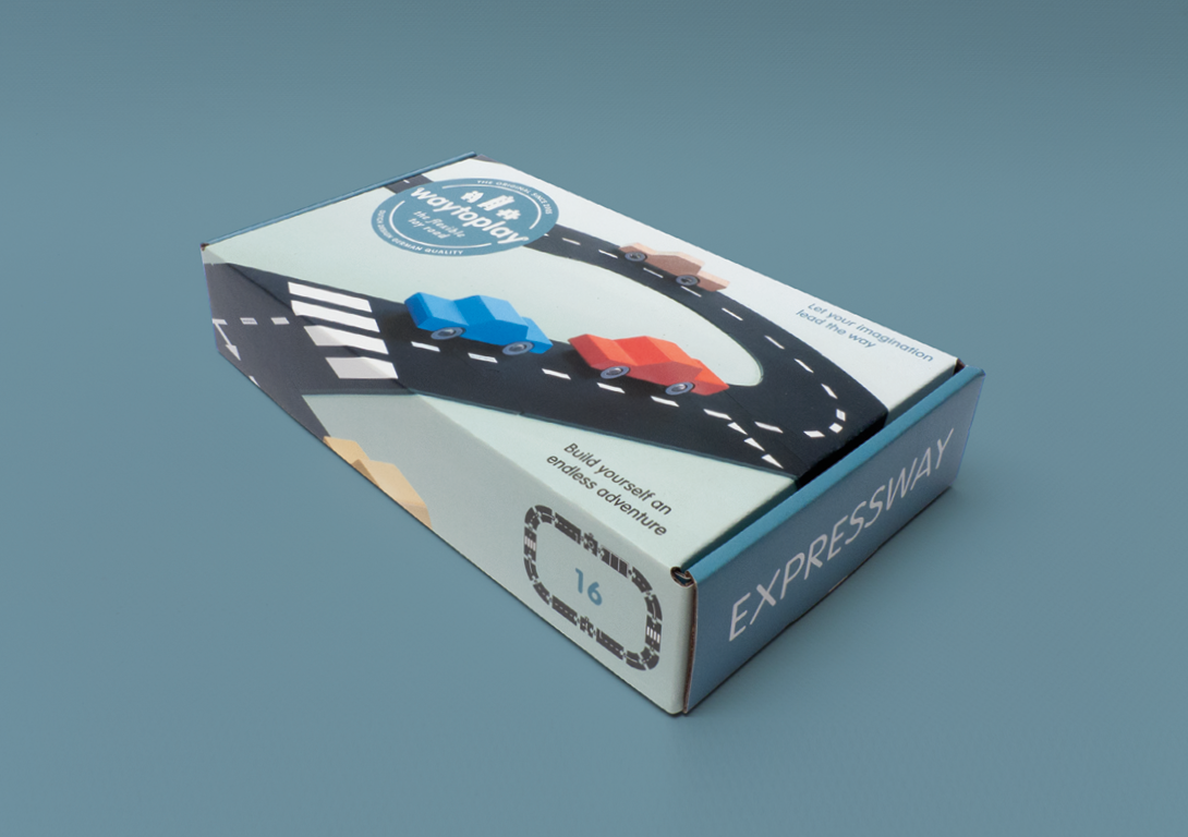 Waytoplay Expressway Pista Macchinine 16 Pezzi