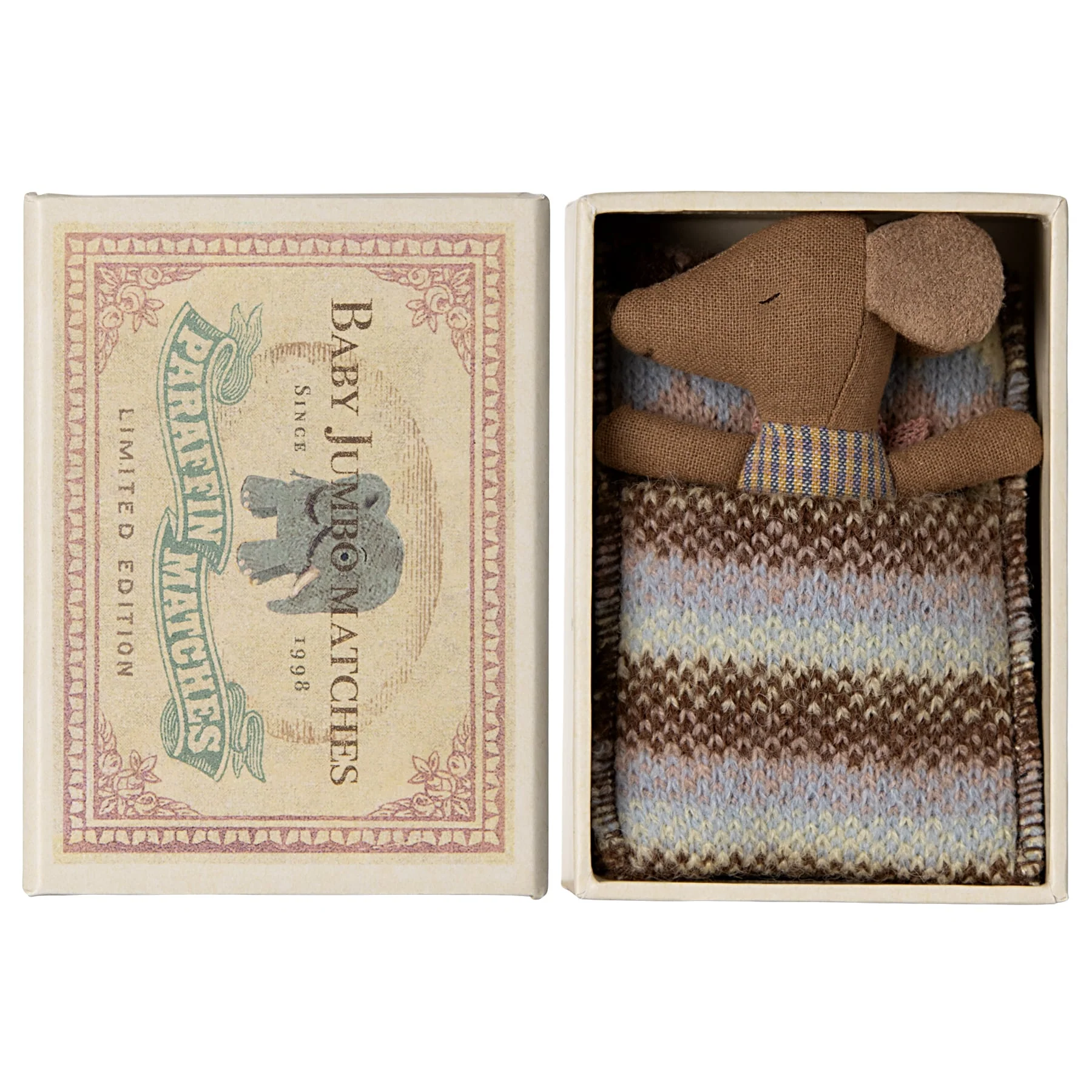 Maileg Baby Rose topino pupazzo cotone 8 cm