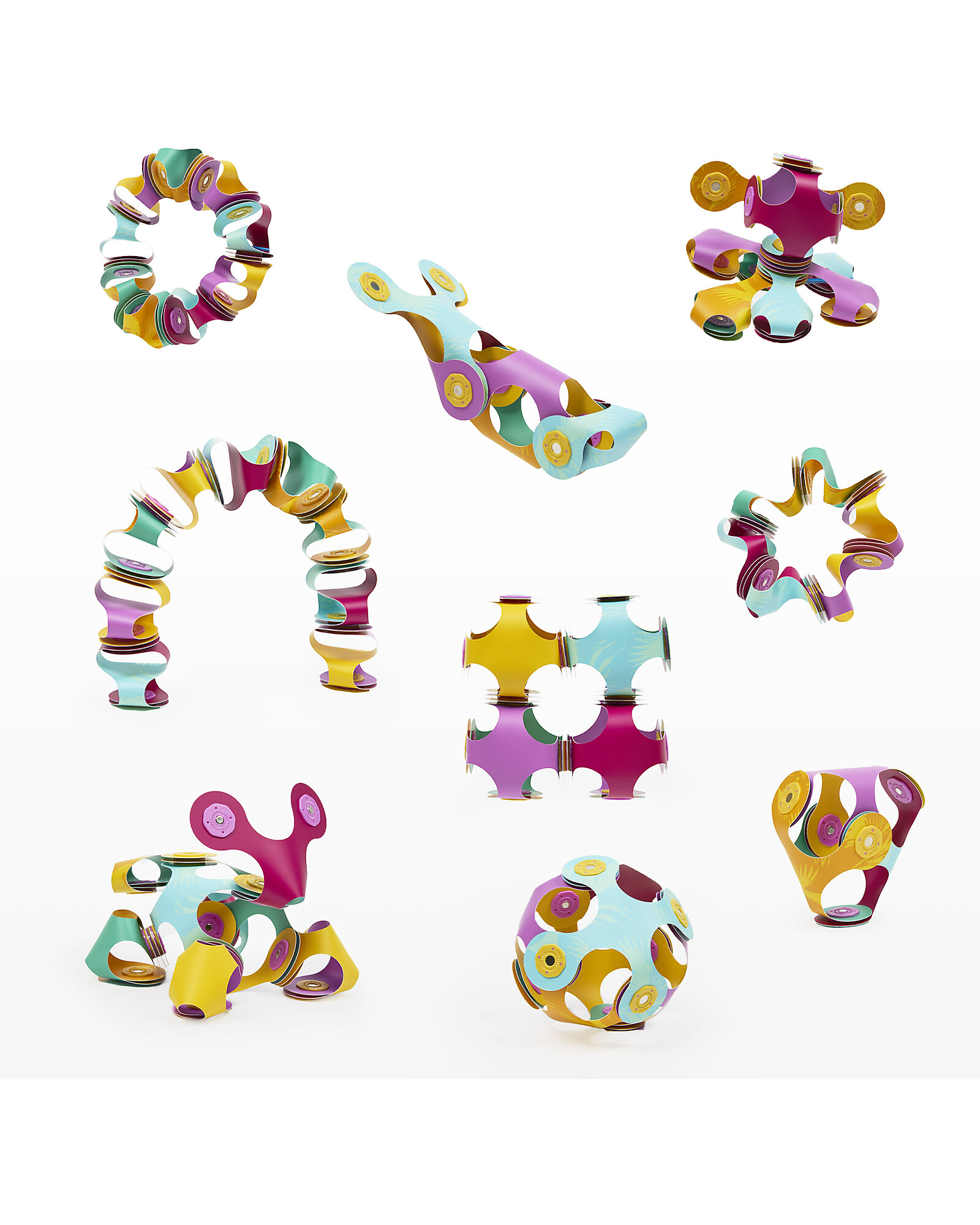 Clixo Tiny & Mighty Giungla gioco magnetico 9 pezzi