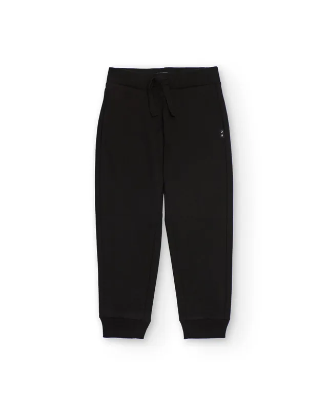 Tuc Tuc pantaloni tuta bambino neri felpa coulisse