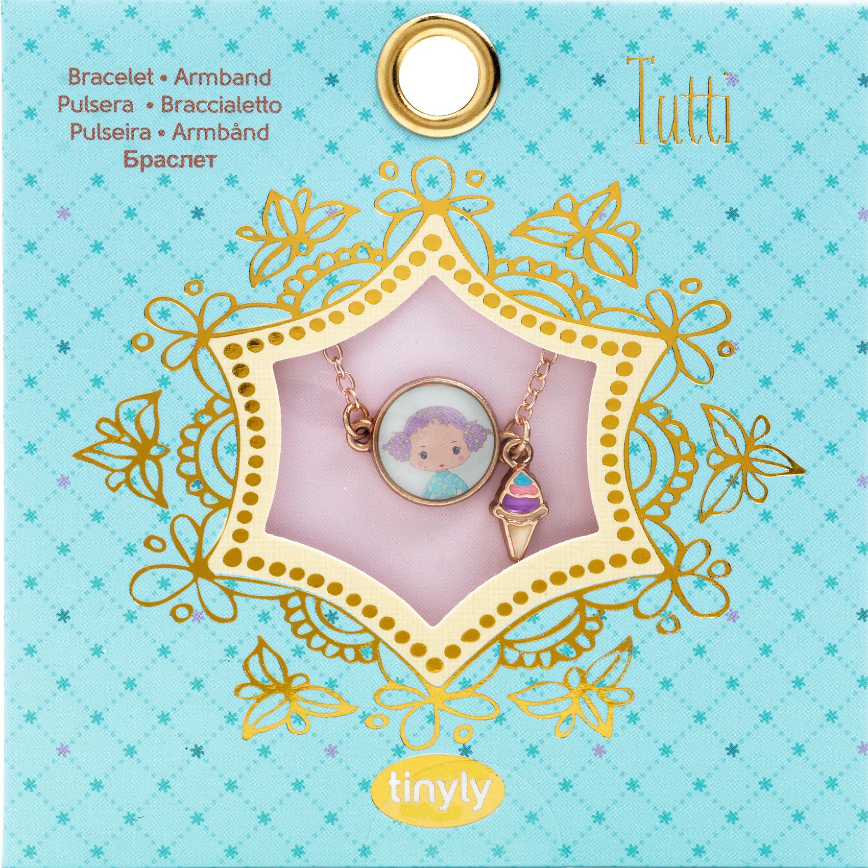 Djeco Tinyly Tutti Frutti braccialetto bambina oro