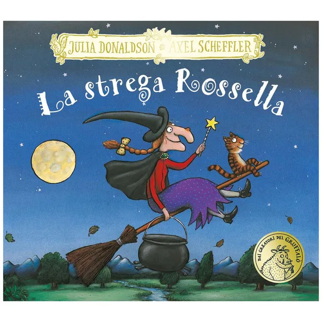 Julia Donaldson La Strega Rossella libro bambini rigida