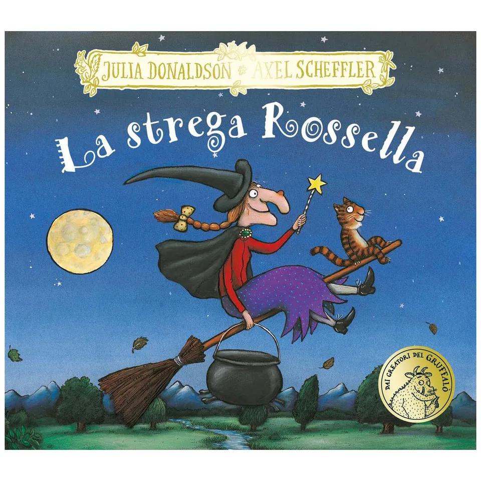 Julia Donaldson La Strega Rossella libro bambini rigida
