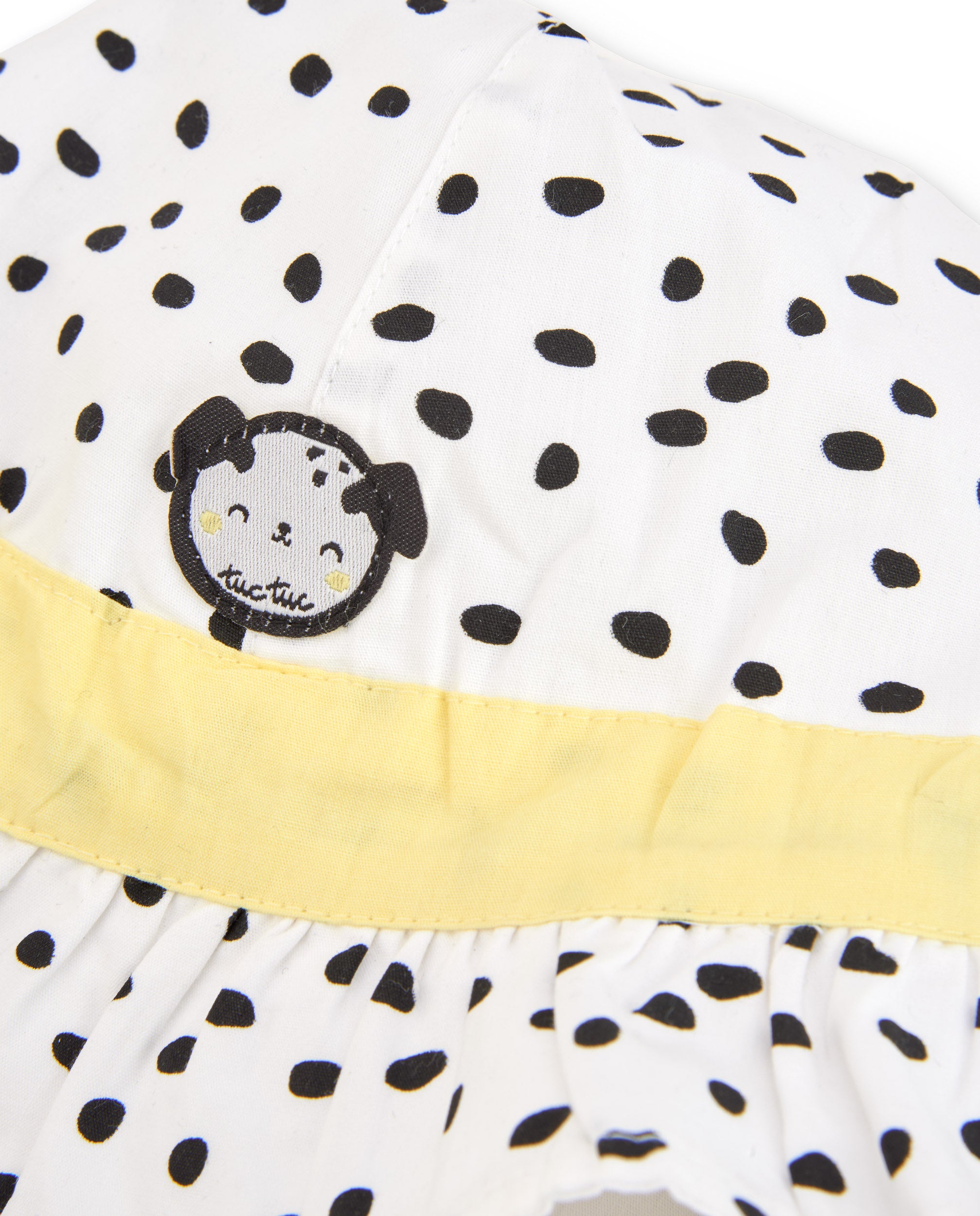 Tuc Tuc cappello neonata bianco con orecchie