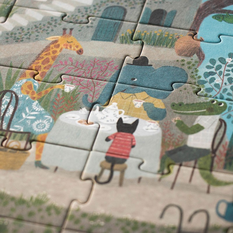 Londji Tea By The Sea puzzle 48 pezzi con carte storie