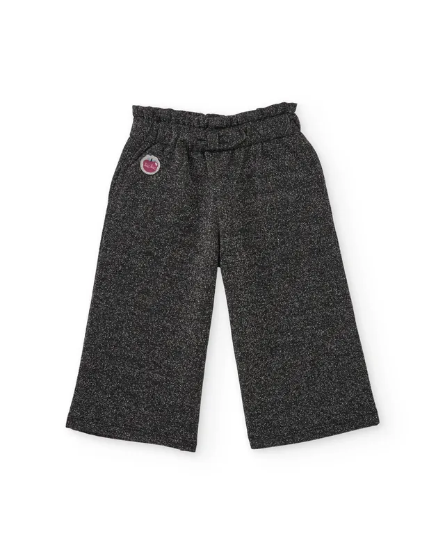 Tuc Tuc pantaloni tuta bambina grigio felpa calda