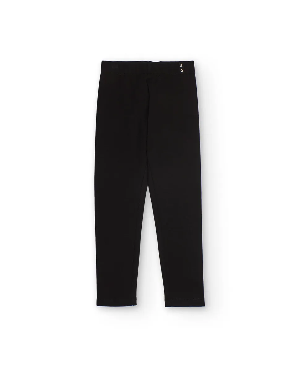 Tuc Tuc leggings bambina nero borchie 4 anni