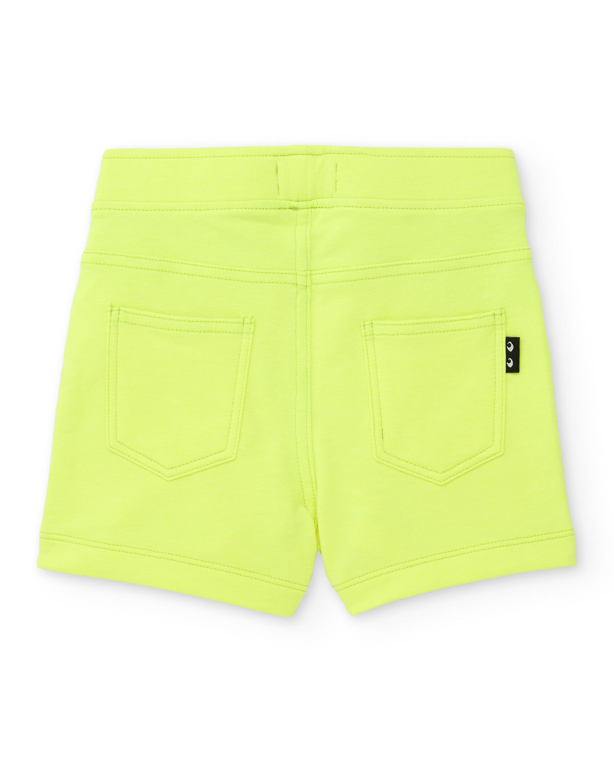 Tuc Tuc shorts bambina giallo neon elasticizzati tasche