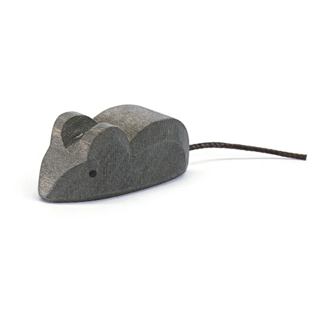 Ostheimer Topo figura legno 1,5 cm dipinta a mano