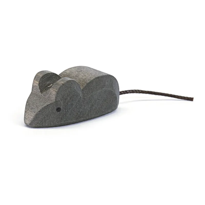 Ostheimer Topo figura legno 1,5 cm dipinta a mano