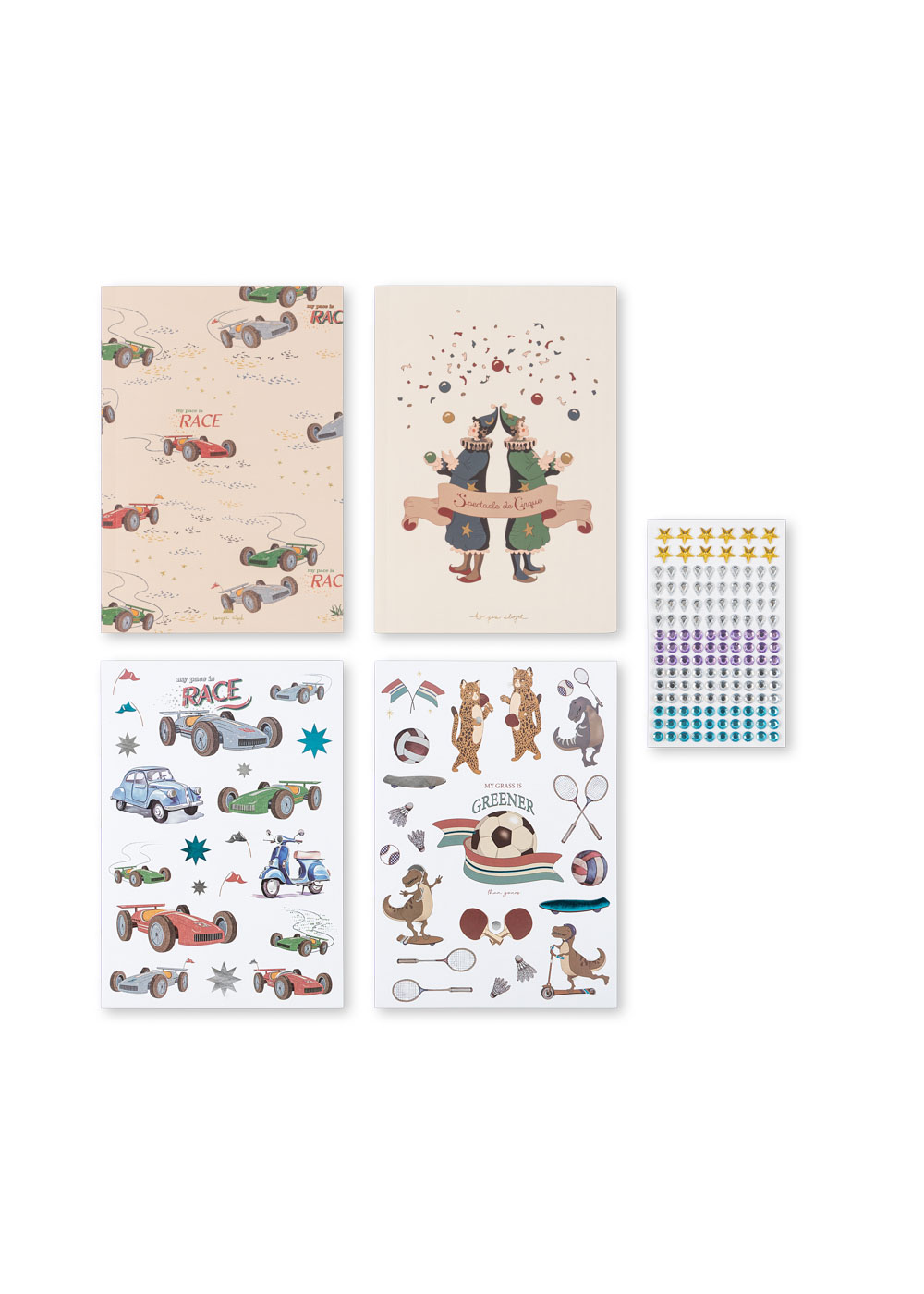 Konges Sløjd Cofanetto Creativo olive set disegno