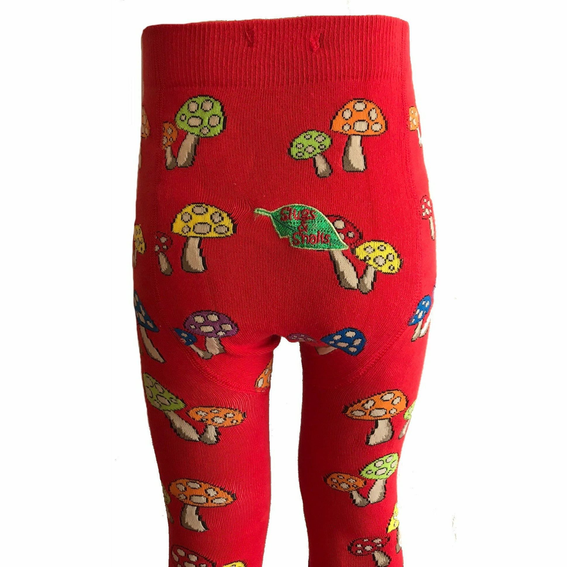 Slugs & Snails Fun Guy collant bimbo cotone bio rosso funghi