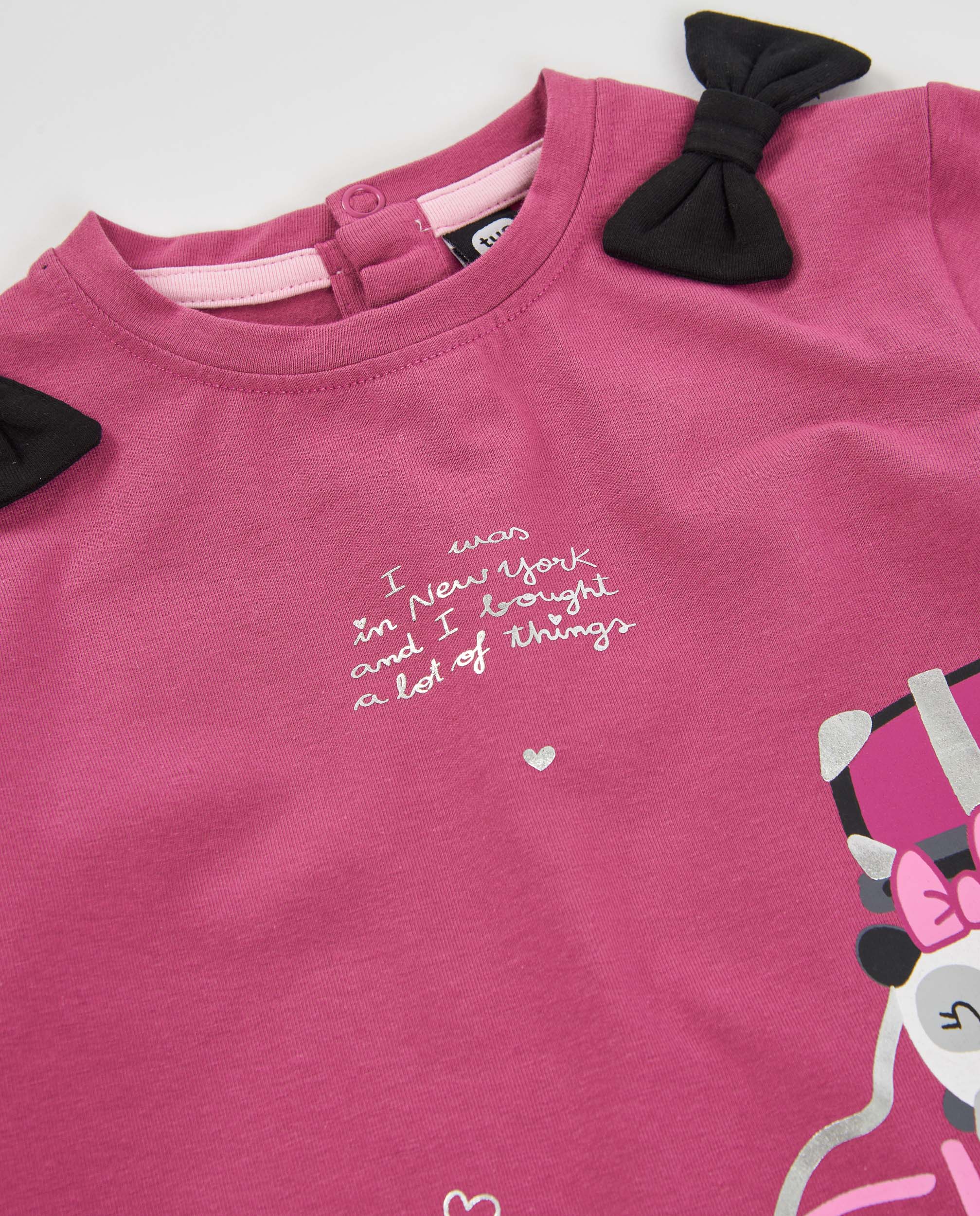 Tuc tuc maglia bambina viola maniche lunghe