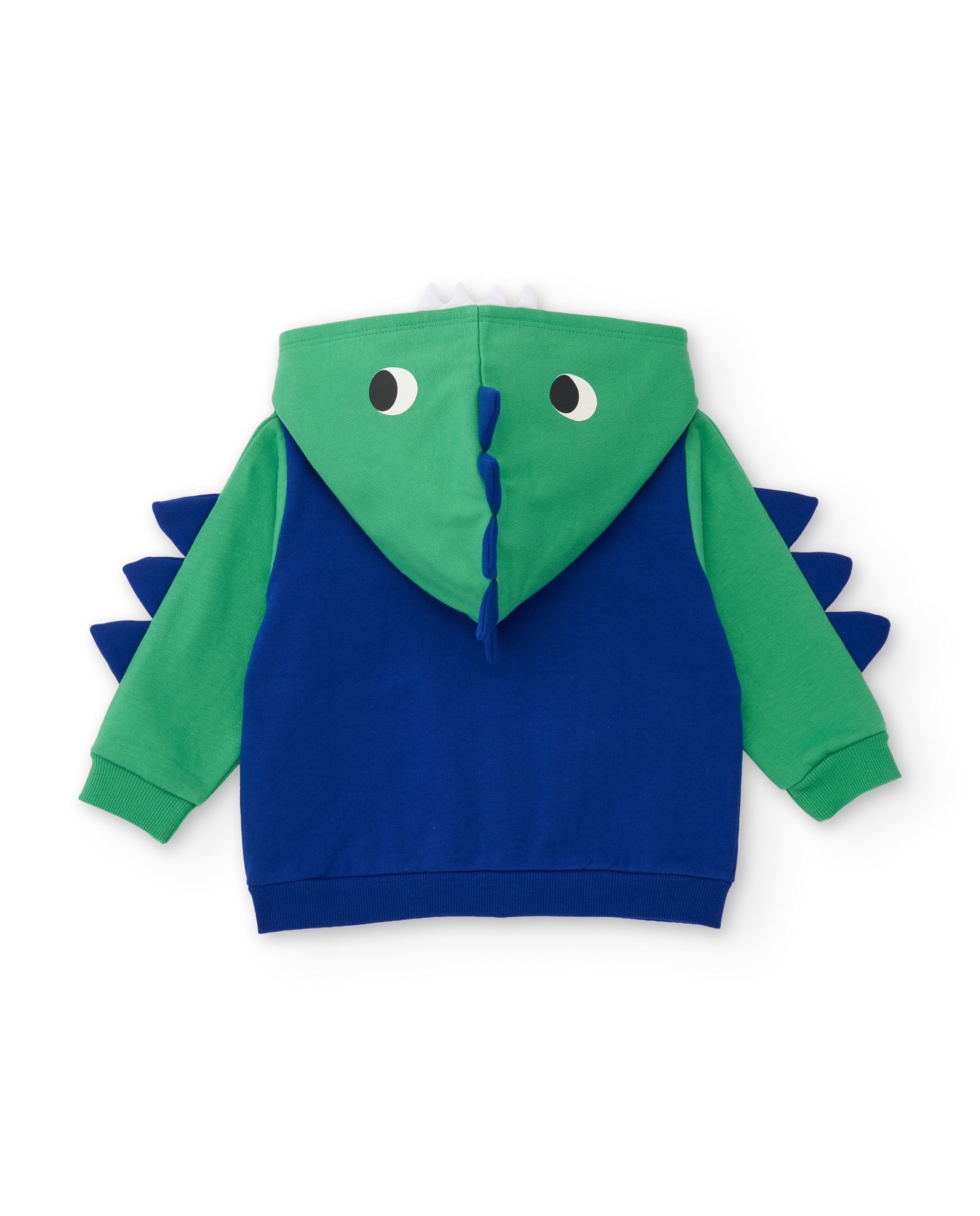Tuc Tuc felpa bambino dinosauro blu pile cappuccio