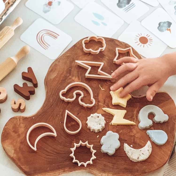 Kinfolk Mini Meteo formine pasta modellabile 7 pezzi eco