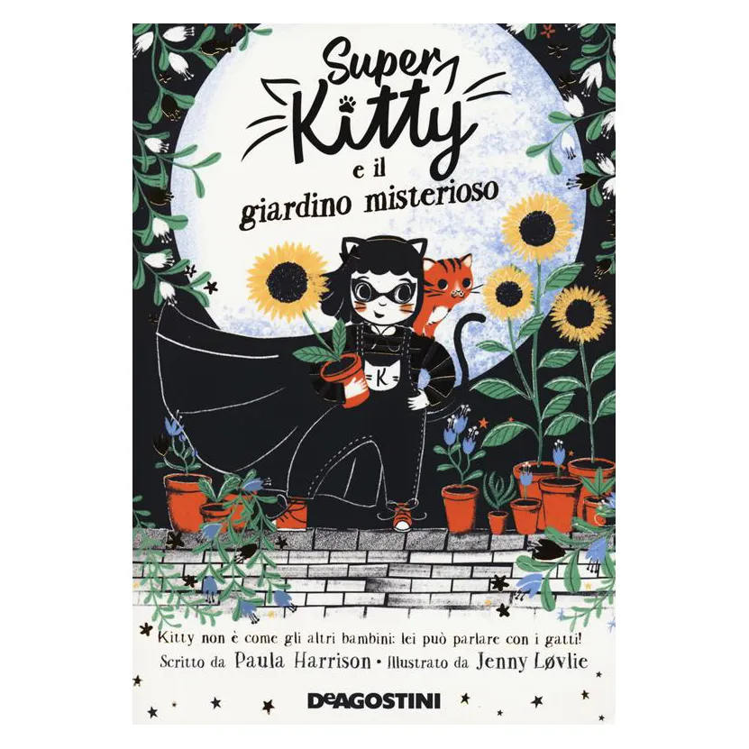 DeAgostini Super Kitty Giardino Misterioso libro 124 pagine da 6 anni