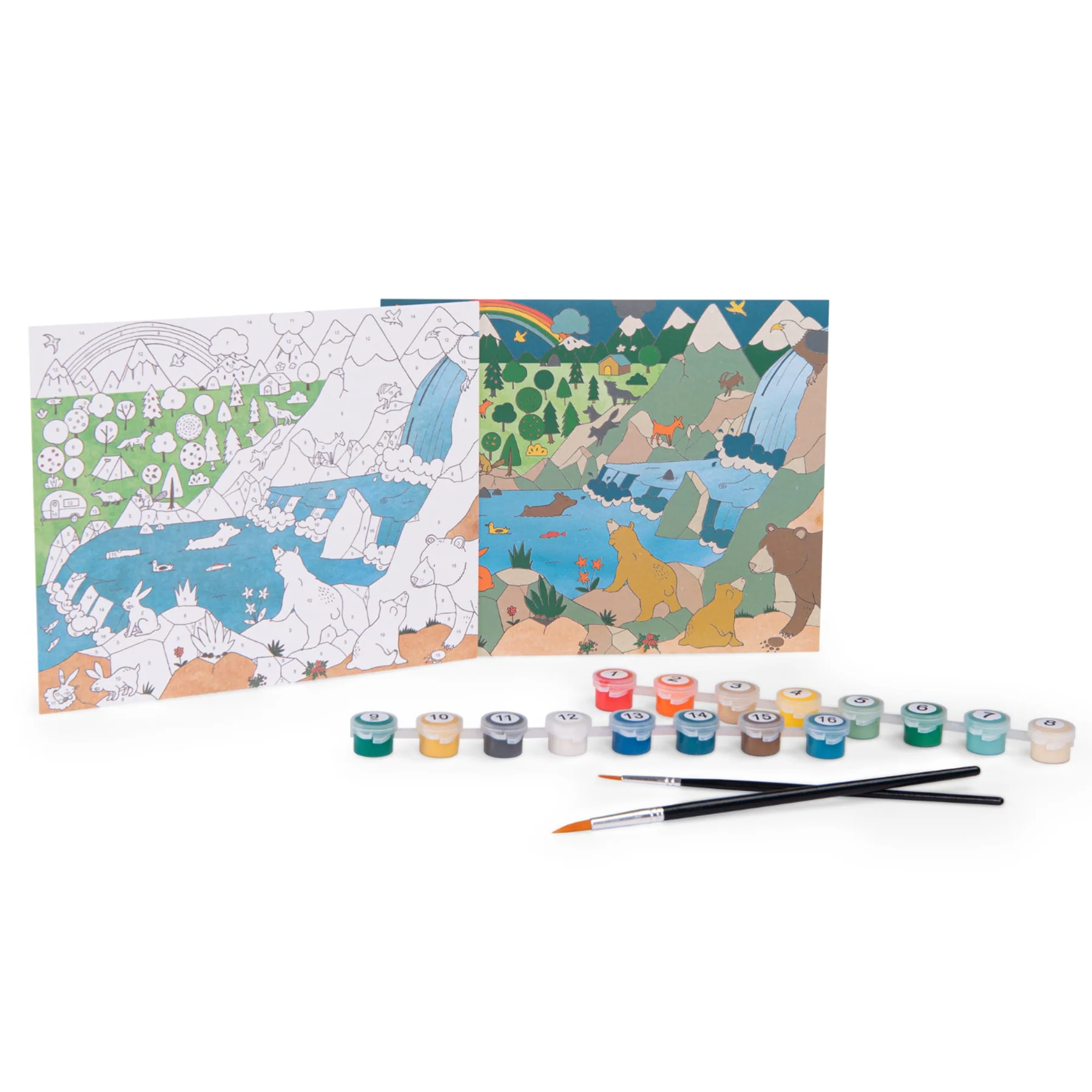 Moulin Roty Le Jardin L'esploratore kit pittura numeri dai 7 anni