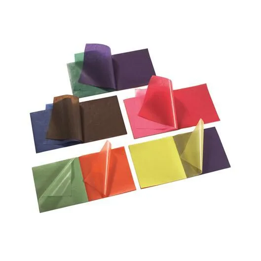 Carta Oleata Colorata 100 Fogli 16x16 cm Vetrofanie